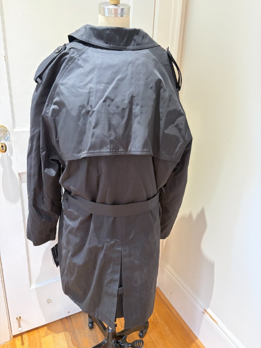 Delta Airlines Trench coat oeko tex standard 100 Size XL Tall Men's NWT - Picture 7 of 11